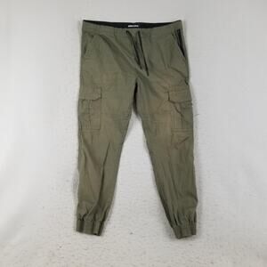 Modern Culture Cargo Jogger Pants Mens XL Drawstring Stretch Pockets Casual